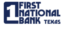 First National Bank Texas